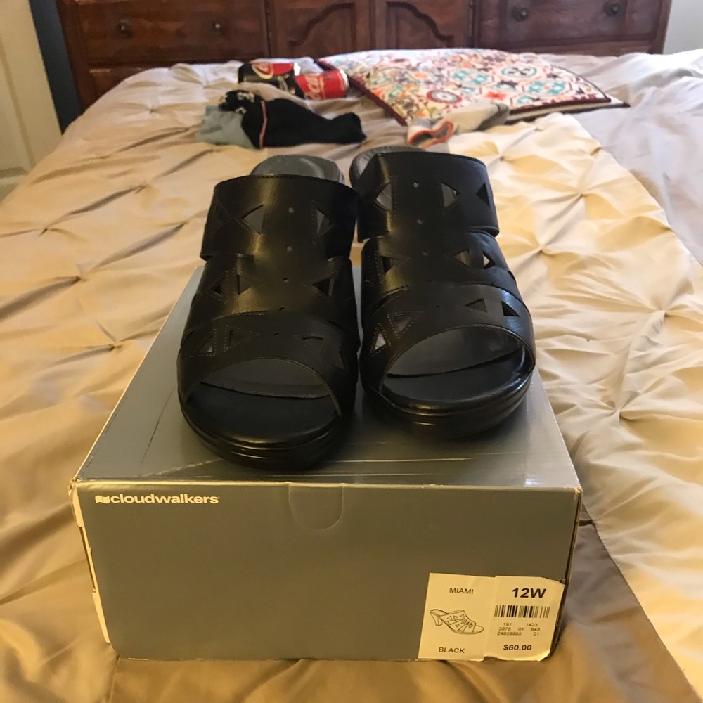 Black sandals